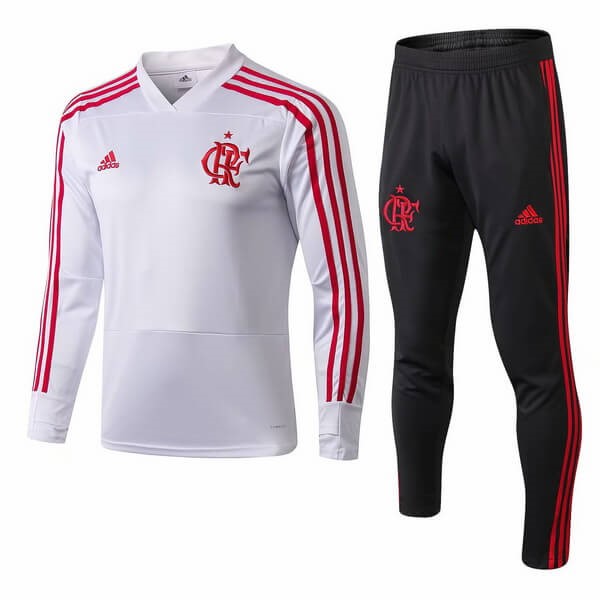 Trainingsanzug Flamengo 2018-19 Weiß Rote